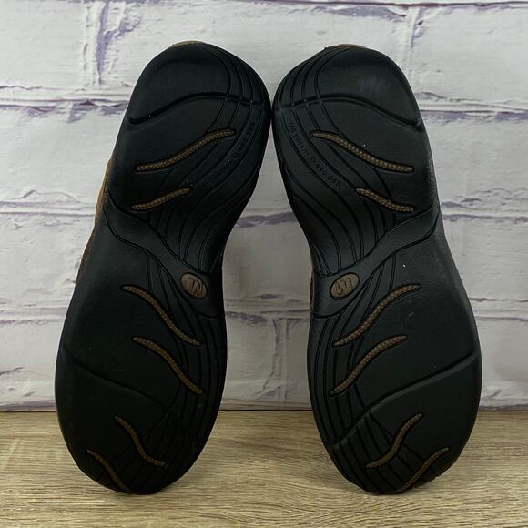 Merrell Encore Bypass 2 Brown Mesh Clogs Women's Size 7 Comfort Slip On Shoes - Picture 7 of 8